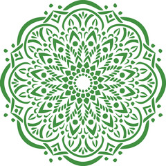 Beautiful flower art and mandala vector design