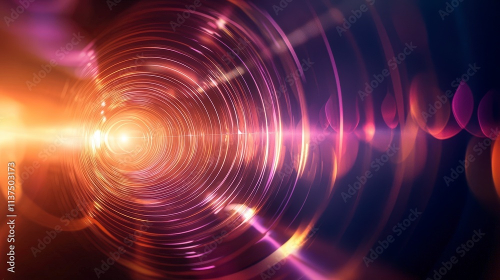 Poster Resonant dialogue abstract representation digital space visual art vibrant environment dynamic perspective creative concept