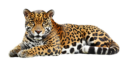 leopard in front of white background