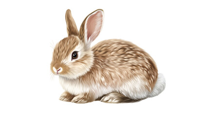 Obraz premium rabbit isolated on white background