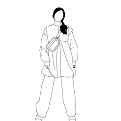 Women in casual clothes.