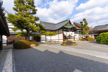 Daikaku-ji Temple in winter season at arashiyama in Kyoto, Japan