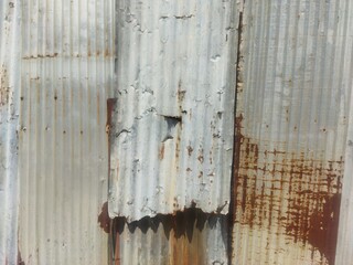 Landscape background texture of zink wall