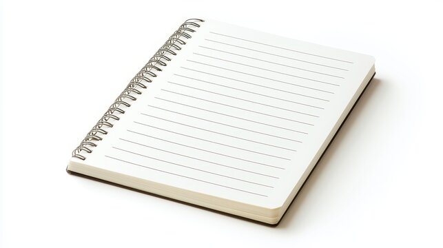 Writing action in blank notebook indoor workspace office content minimalist environment top-down view creativity concept