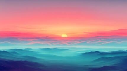 sunset, sun, sky, sea, sunrise, ocean, nature, water, 