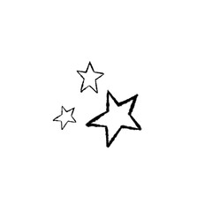 star on white background