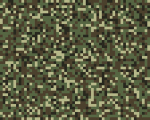 Digital fashionable camouflage pattern, fashion design, seamless illustration