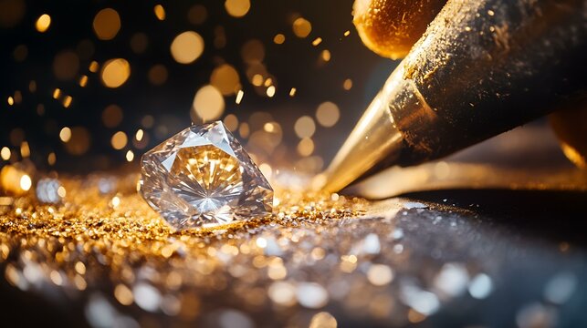 A man learning the basics of carpentry in a professional woodworking class
