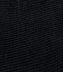 black fabric Close-up photo of black bright denim fabric prominent denim texture suitable for...