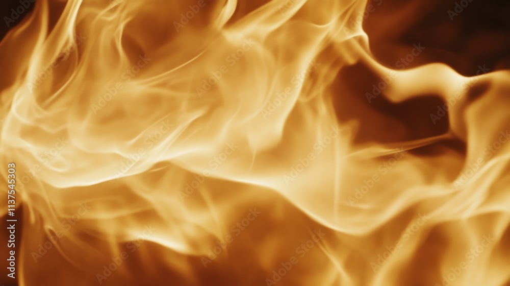 Poster abstract flames in motion on dark background creating dynamic atmosphere