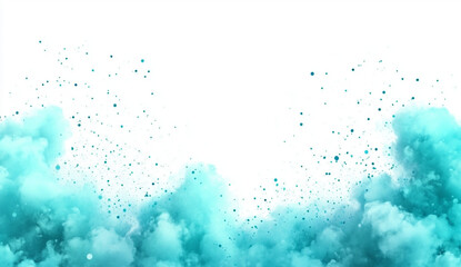 Dynamic abstract blue watercolor brush strokes create vibrant and energetic atmosphere, perfect for backgrounds or artistic projects. soft textures and splashes evoke creativity and inspiration