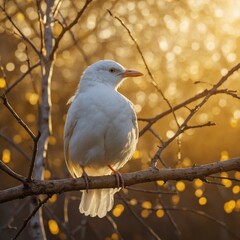 dove on branch