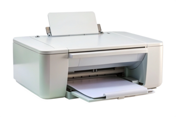 printer isolated on white background
