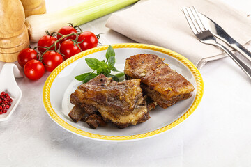 Roasted Lamb ribs with spices