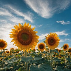 Obraz premium sunflowers in the field