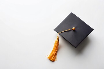 Minimalist Graduation: Successful Student, Academic Cap, Education Logo Design