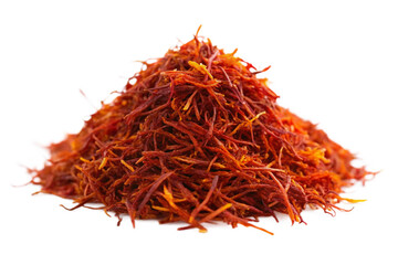 Fototapeta premium saffron isolated on white background