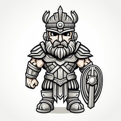 Fototapeta premium Mythical Creatures from Ancient Greece in Vector Art