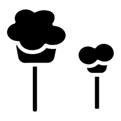 Nature Tree Green Glyph Icon