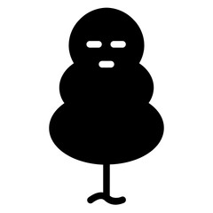 Autumn Fall Nature Glyph Icon