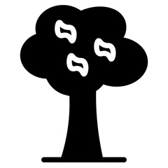 Leaf Plant Tree Glyph Icon