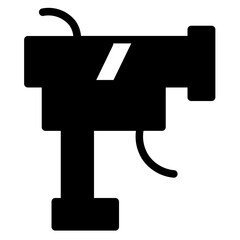 Army Gun Military Glyph Icon