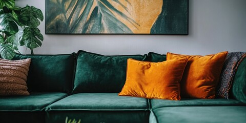 Contemporary Living Room Scene