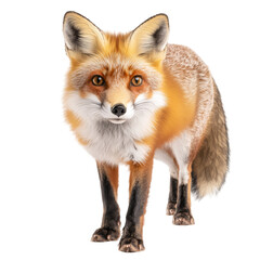 Fototapeta premium Wild fox in nature close-up photography serene environment focused view