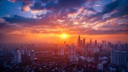 Fototapeta premium A hipster man sketching in a notebook while sitting on a park bench surrounded by autumn leaves