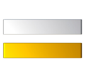 Sign, banner, plaque design shape element. Rectangle plate, board with blank, empty space for your message.