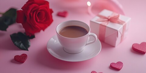 Elegant Valentine's Day Setting