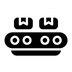 conveyor Solid icon
