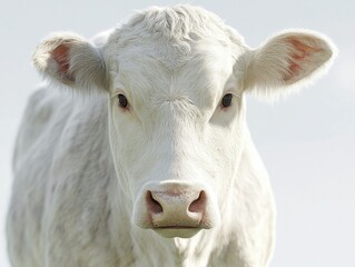 Purebred Dairy Cow in Pastoral Setting