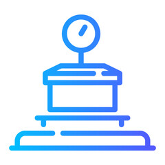 scale Line Gradient Icon