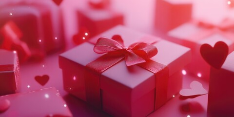 Celebration Gift Boxes with Heart Design