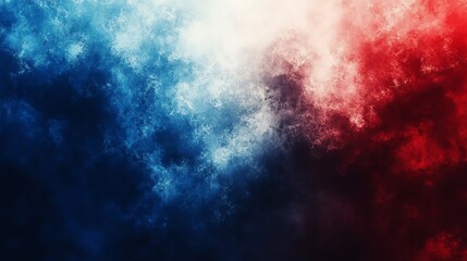 Fototapeta premium Abstract red and blue smoke background.