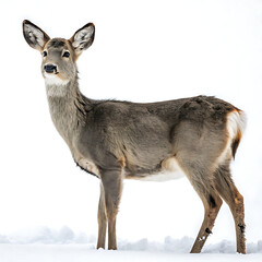 Obraz premium deer isolated on white