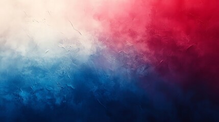 Fototapeta premium Abstract red and blue watercolor background.