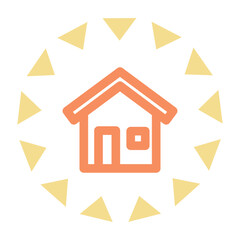 Symbol Home Address Icon