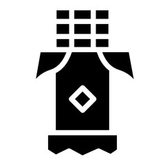 Chocolate Sweet Bar Glyph Icon