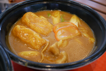 濃厚なカレーうどん