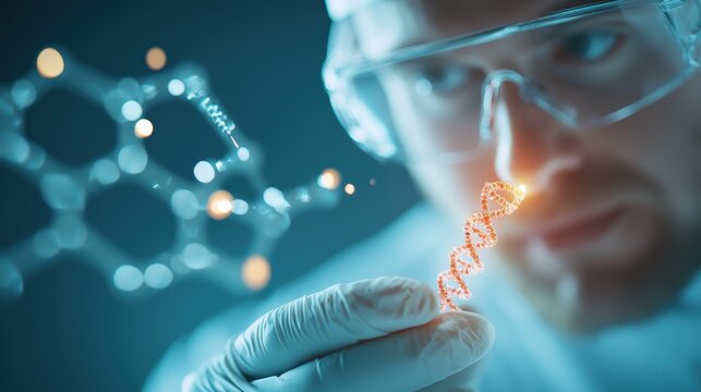 A laboratory technician prepares a sample for DNA sequencing, highlighting the sophisticated technology used in genetic testing and research.
