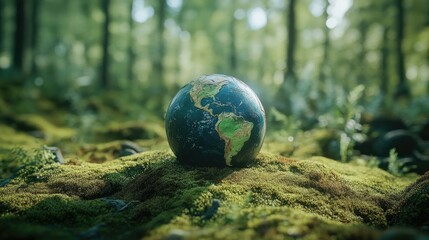 Earth in the Mossy Forest