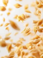 Obraz premium Golden Pasta Spirals