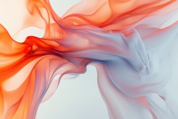 Obraz premium Close-up of orange and blue fabric