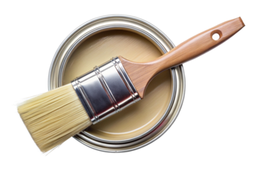 paint brush isolated on white background