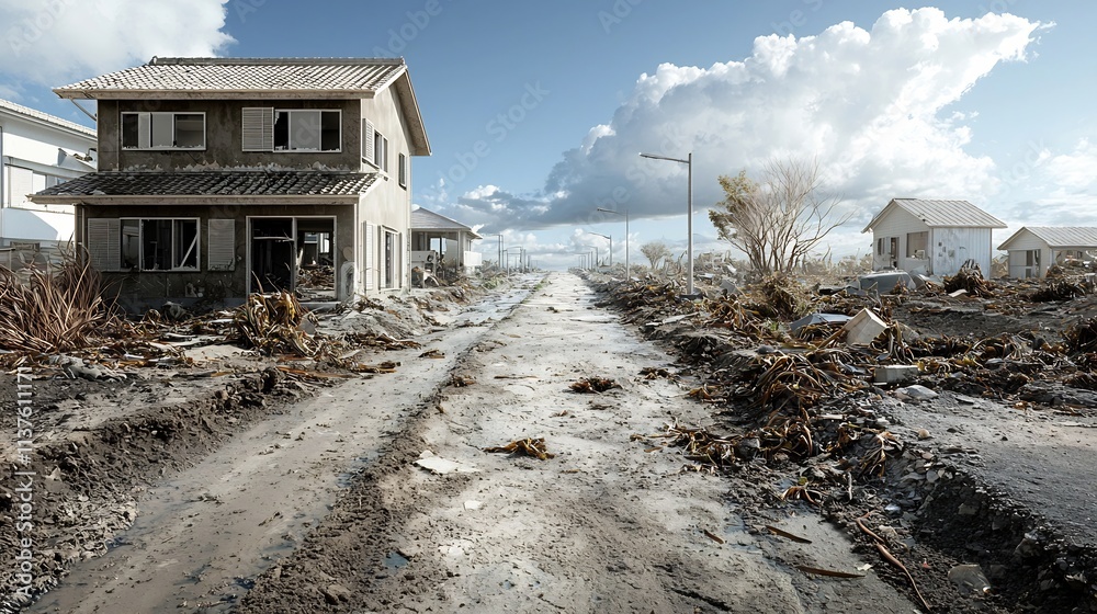 Poster tsunami aftermath virtual twin mapping for infrastructure recovery planning a digital solution utili