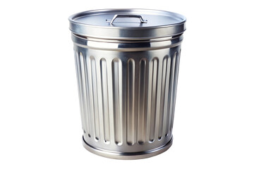 trash can isolated on white