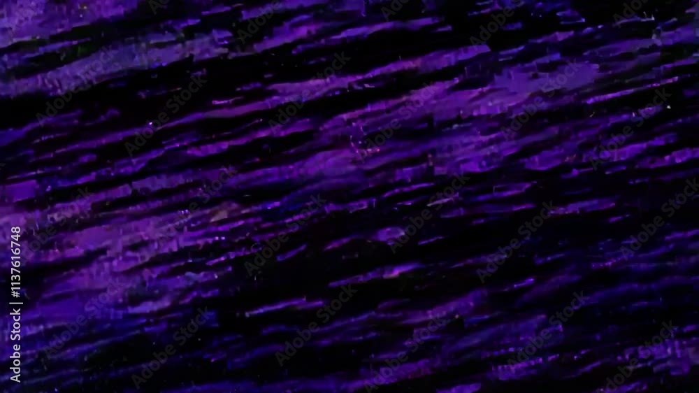 Aufkleber explore the mesmerizing patterns of an abstract digital art display at night in a vibrant urban sett