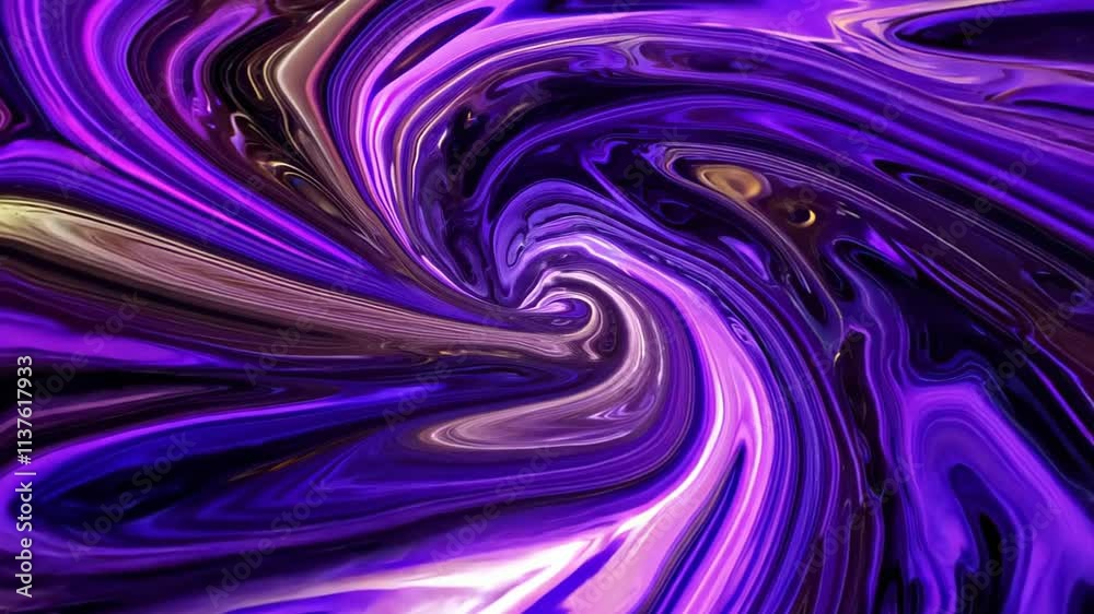 Aufkleber Colorful swirling abstract pattern creates mesmerizing visual experience filled with vibrant energy and dynamic movement